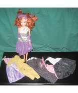 Vintage 1986 CREATA LACE Celebrity Rock Star Doll c/w clothing Fashion Lot  - $34.99