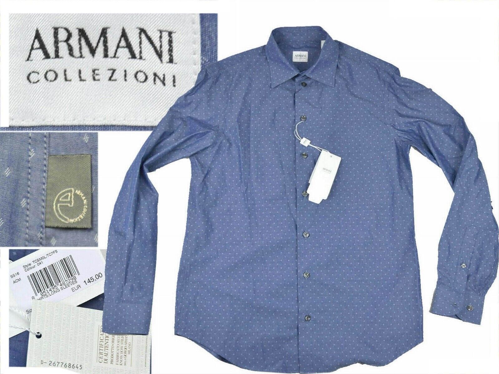 Primary image for ARMANI COLLEZIONI Camicia Uomo Taglia XL *SCONTO QUI* AR15 T1P
