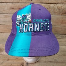 NWOT Vintage Charlotte Hornets Sports Specialties Back Script Hat Snapback Mens - £46.67 GBP