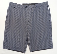 Calvin Klein Black Gingham Flat Front Casual Shorts Men&#39;s NWT - £51.95 GBP