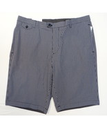 Calvin Klein Black Gingham Flat Front Casual Shorts Men's NWT - $64.99