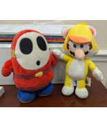 Super Mario World Brothers Club Mochi Mochi Cat Plush Stuffed Toys Bundle - $24.75