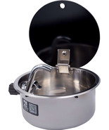 Stainless Steel Sink with Tempered Glass Lid ф300*130mm GR-532C Boat Car... - $329.54 CAD+