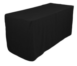TEKTRUM 4-Feet Long Fitted Table DJ Jacket Cover for Trade Show-Heavy Du... - $19.95