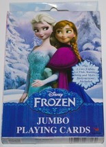 Disney Frozen Movie Illustrated Jumbo Playing Cards Deck with Rules NEW UNUSED - $6.89