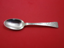 Lap Over Acid Etched by Tiffany Sterling Place Soup Spoon w/Service Berries 7" - $503.91