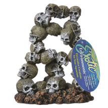 Skull Archway Aquarium Ornament: Hand-Painted Resin Hideaway for Fresh and Saltw - £25.12 GBP