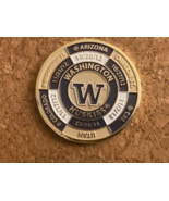 Vintage 2012 Washington Huskies Football Season Coin Medal with Removabl... - $13.28