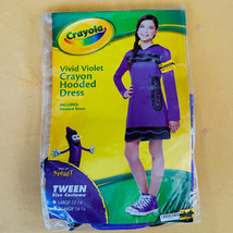 Halloween Costume  Crayola Vivid Violet Purple Tween 12-14 Hooded Spirit... - $22.72