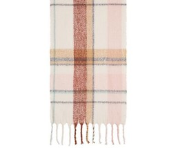 Cejon Womens Spacious Plaid Blanket Wrap One Size Blush - £17.99 GBP