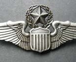 USAF AIR FORCE LARGE MASTER PILOT WINGS CAP BADGE 3 INCHES - $7.95