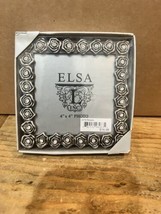 Vintage Elsa Silver Picture Frame Floral Silver Vine - £15.65 GBP