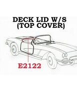 1959-1960 Corvette Weatherstrip Top Cover (Deck Lid) USA - £21.77 GBP