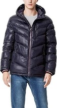Tommy Hilfiger Men&#39;s Midweight Chevron Quilted Perform Hooded Jacket BLA... - $4,191.39 MXN