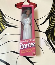 Mattel 1988 African American Fun To Dress Barbie #1373 With Box UNPUNCHED - $53.96