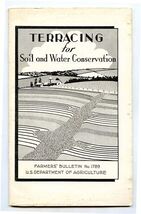 Terracing for Soil &amp; Water Conservation 1939 USDA Farmers Bulletin 1789 - $17.82