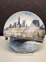 D&#39;Arceau Limoges France L&#39;Hotel de Ville de Paris Louis Dali Collector Plate - £6.80 GBP