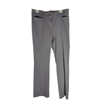 LOFT Women’s Gray Micro-Check Trousers Size 10 Tall - $22.77