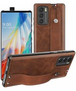 Foluu LG Wing 5G Case, Case 2020, [Slim &amp; Lightweight] PU Brown - £22.80 GBP