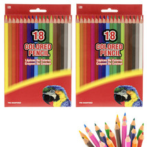 36 Pc Colored Pencils Vibrant Color Soft Core Pencil School Art Drawing ... - $17.99