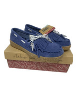 Muk Luks Women&#39;s Fringed Loafers Twilight Size 9 NIB - €20,45 EUR