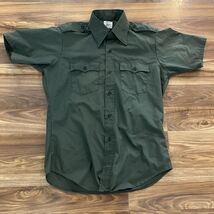 Vintage JCPenney Big Mac Green Permanent Press Men’s Work Shirt XL - $18.99