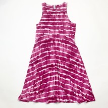 Athleta Santorini Thera Womens Dress Size Small Pink White Tie Dye Sleev... - £23.49 GBP