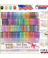 Compact 120 Gel Pen Set with Unique Colors for Artistic Expression on th... - $737.21 MXN