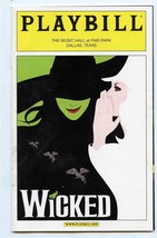 Wicked Playbill Dallas Summer Musicals 2007 - $11.88
