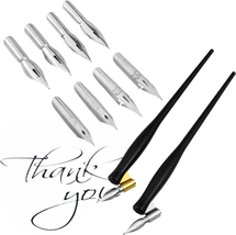 Zonon Oblique Calligraphy Dip Pen Set Include 2-In-1 Calligraphy Oblique or Stra - £10.77 GBP