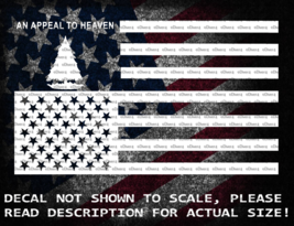 An Appeal To Heaven In An Inverted US Flag Decal Sticker USA Made - £5.31 GBP+