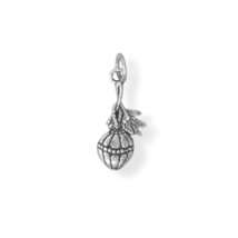 Sterling Silver Holiday Tree Ornament Charm for Charm Bracelet or Necklace - £13.35 GBP