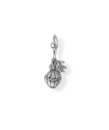 Sterling Silver Holiday Tree Ornament Charm for Charm Bracelet or Necklace - €23,18 EUR