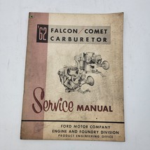 1962 Ford Falcon Mercury Comet Carburetor Service Manual Vintage - £8.47 GBP