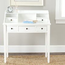 Writing Desk In White From The Safavieh American Homes Collection. - $325.96