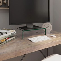 vidaXL Clear Tempered Glass TV Stand for 50-65 inch TVs with Adjustable - $2,847.48 MXN