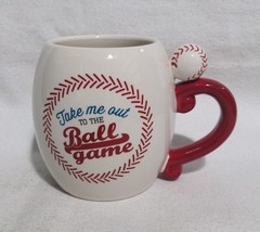 Feel the Nostalgia! &quot;Take Me Out to the Ballgame&quot; Baseball Mug (Used) - £10.23 GBP