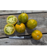 Green Zebra Tomato Seeds – Heirloom, Tangy 3oz Fruit, Indeterminate, 75 ... - $67.98 MXN+