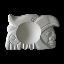 Aztec Maya Inca sculpture ashtray (white finish) - £15.50 GBP