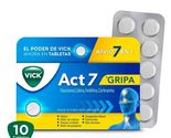 VICK ACT 7~10 Tablets~Excellent Quality~Cold &amp; Flu~Fast Relief~NEW  - $16.47
