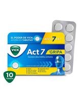 VICK ACT 7~10 Tablets~Excellent Quality~Cold &amp; Flu~Fast Relief~NEW  - £12.97 GBP