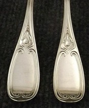 Rare Circa 1852 Rogers Tuscan Set of 7 Silver Plate Dinner Forks-166 Years Old! - $32.59