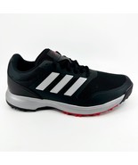 Adidas Tech Response SL Black Silver Red Mens Spikeless Golf Shoes EG5313 - £47.22 GBP