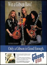Aerosmith Brad Whitford Tom Hamilton Joe Perry 1994 Gibson Les Paul Guitar ad - £3.38 GBP