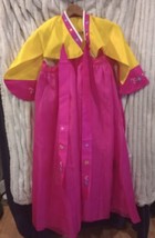 Korean Hanbok Dress Ethnic Dance Traditional Long Sleeve AUTHENTIC✨ - £71.13 GBP
