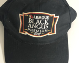 Armour Black Angus Premium Beef Black Hat Cap Adjustable ba1 - £5.43 GBP