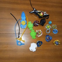 Beyblades Mixed Lot 16 Peice Lot Launchers Zippers - £13.27 GBP