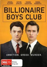 Billionaire Boys Club DVD | Ansel Elgort, Taron Egerton | Region 4 - £14.16 GBP