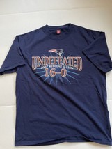 New England Patriots 2007 Undefeated Season Shirt Size L NFL Tom Brady  - £11.59 GBP