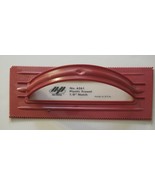 Marshalltown Nu-Pride Red Plastic 1/8&quot; V Notched Trowel  9-1/2 in L x 4-... - $109.85 MXN